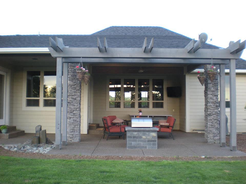 Have Top Form Contracting Build Your Custom Outdoor Features! Custom Covered Patio