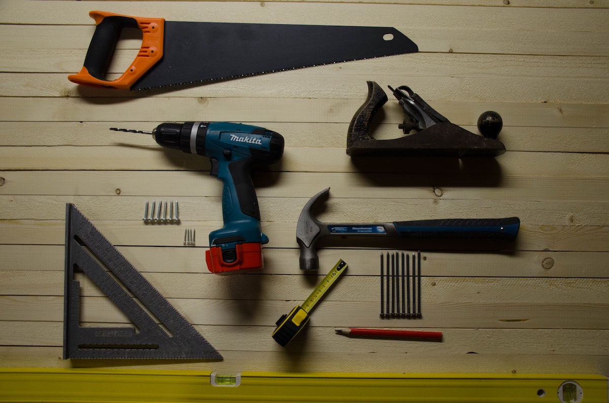Assortment of tools for handyman services